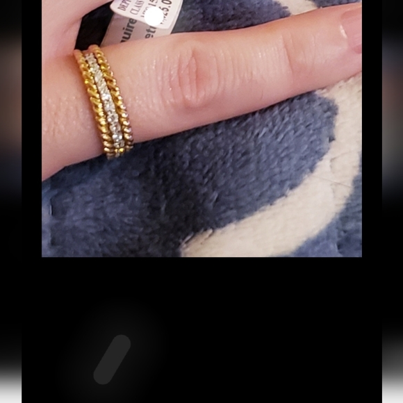 Unique Effy diamond band, 14k gold - Picture 8 of 8